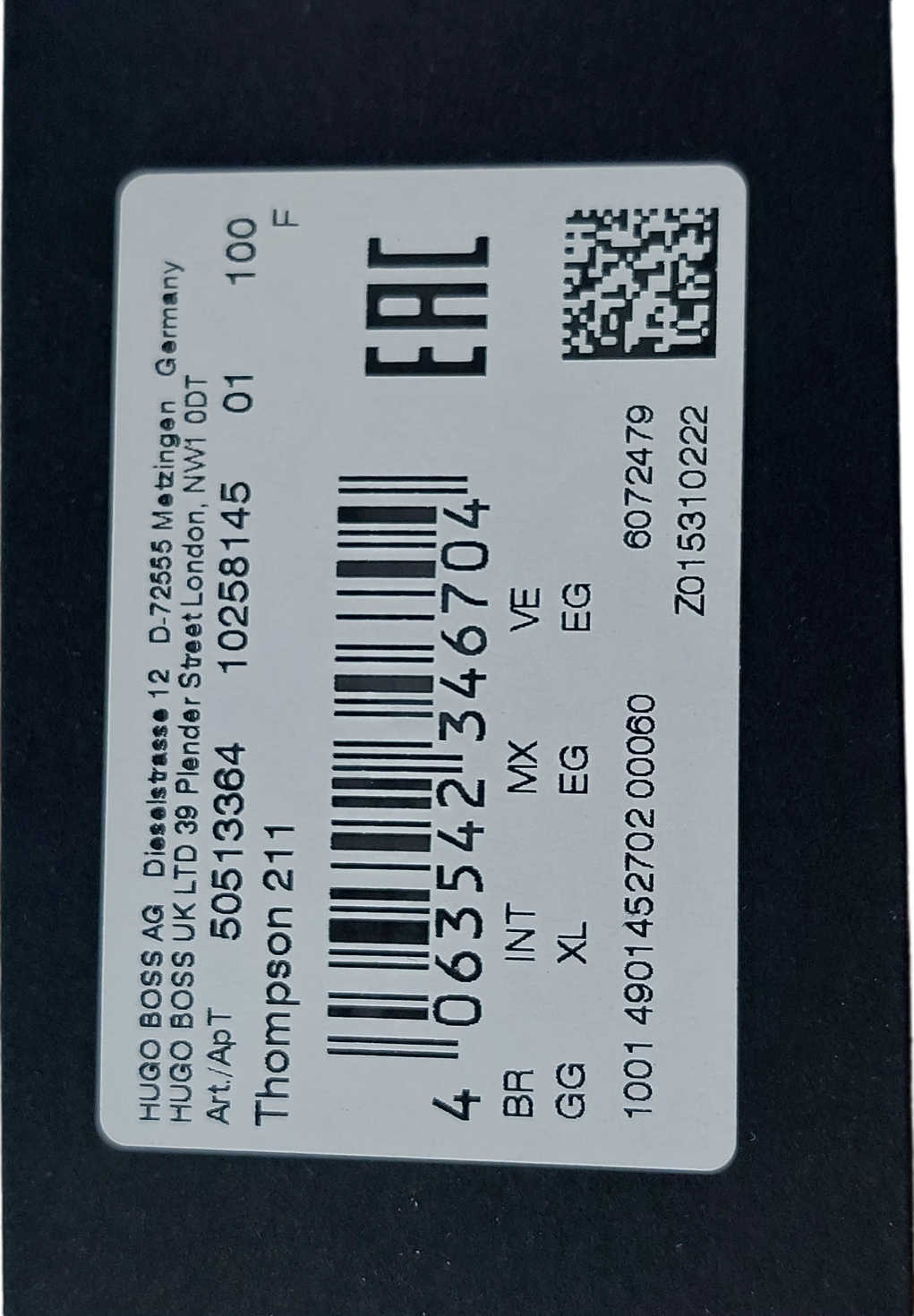 HUGO BOSS White MERCERISED-COTTON T-SHIRT WITH SIGNATURE-STRIPE DETAILS UK XL