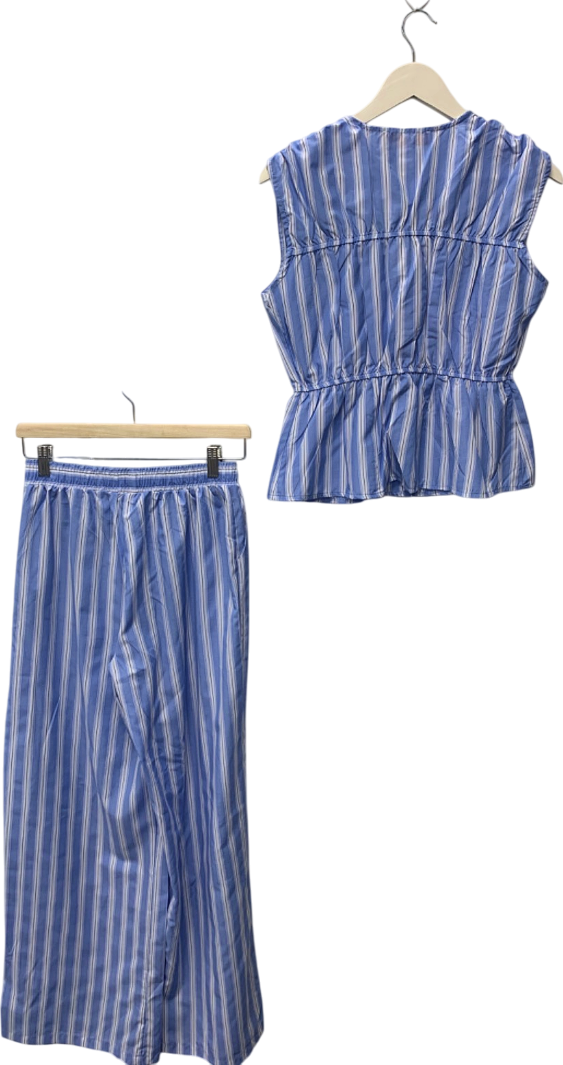 Hiccup Blue Striped Two-Piece Set UK 10