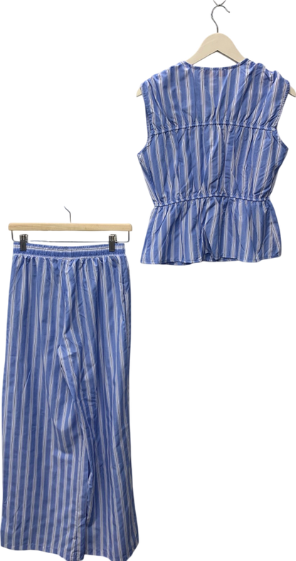 Hiccup Blue Striped Two-Piece Set UK 10