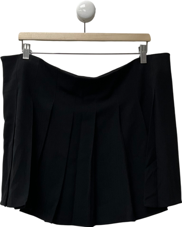 LOUNGE Black Pleated Skirt UK XXXL