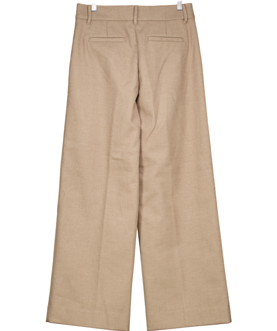 Oak + Fort Beige Wide-leg Trouser W27