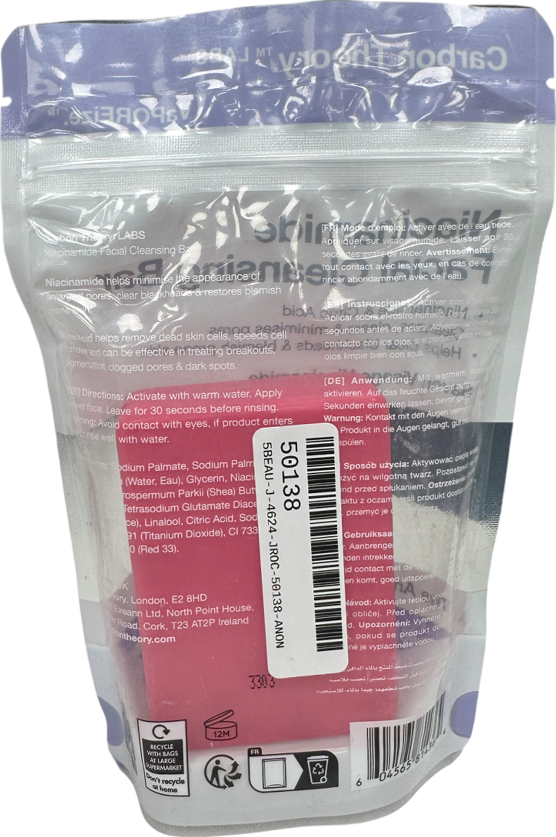 Niacinamide Facial Cleansing Bar 100g