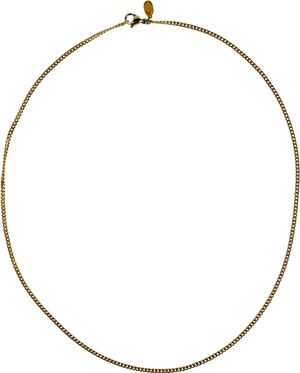 CRAFTD LONDON 18k Gold Plated Cuban Plated 2mm Chain
