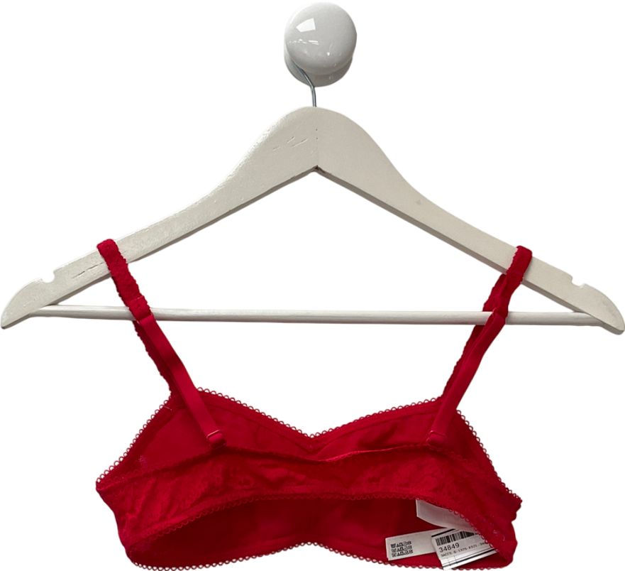 victoria secret Red Pepper Balcony Bralette UK XS