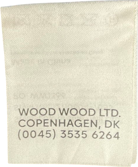 Wood Wood Black Low Profile Cap UK S