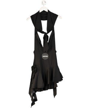 Babyboo Black Tash Mini Dress UK S