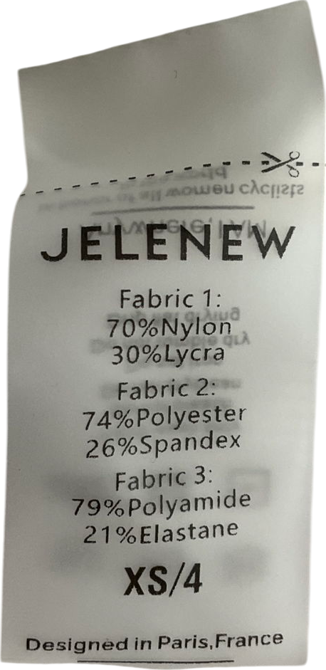 Jelenew White Intuition Medium-support Fast-dry Sports Bra UK XS