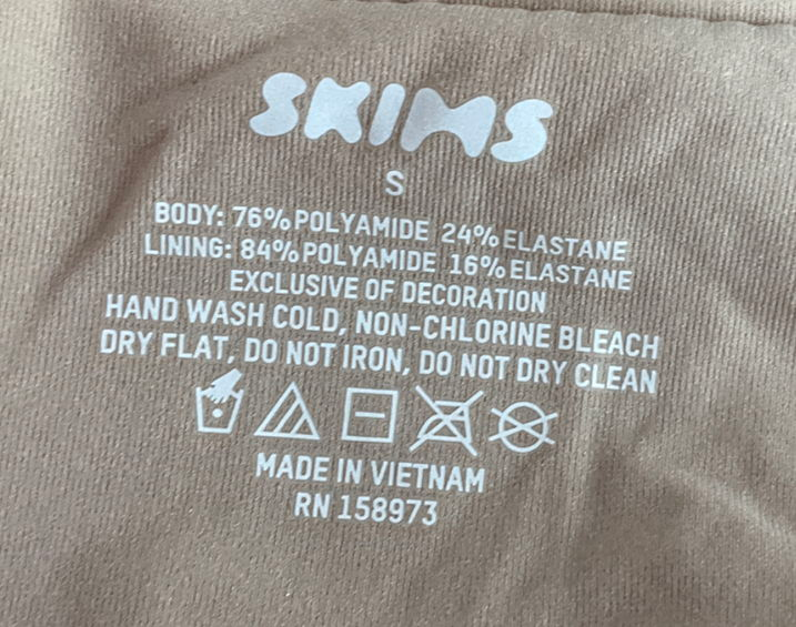 SKIMS Beige Fits Everybody Bandeau Top - Mica UK S