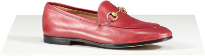 Gucci Red Horsebit Loafer UK 2 EU 35 👠