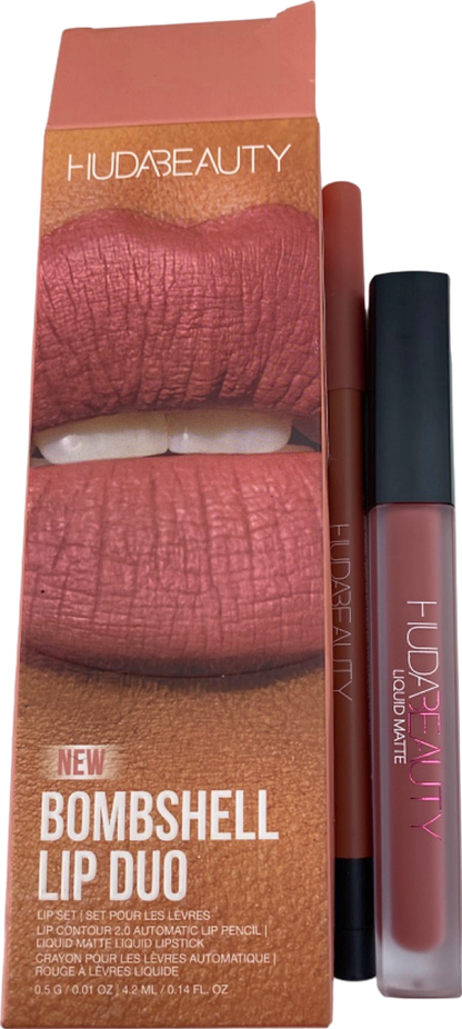 Huda Beauty Bombshell Lip Duo Bombshell Pinky Brown 4.2 ml