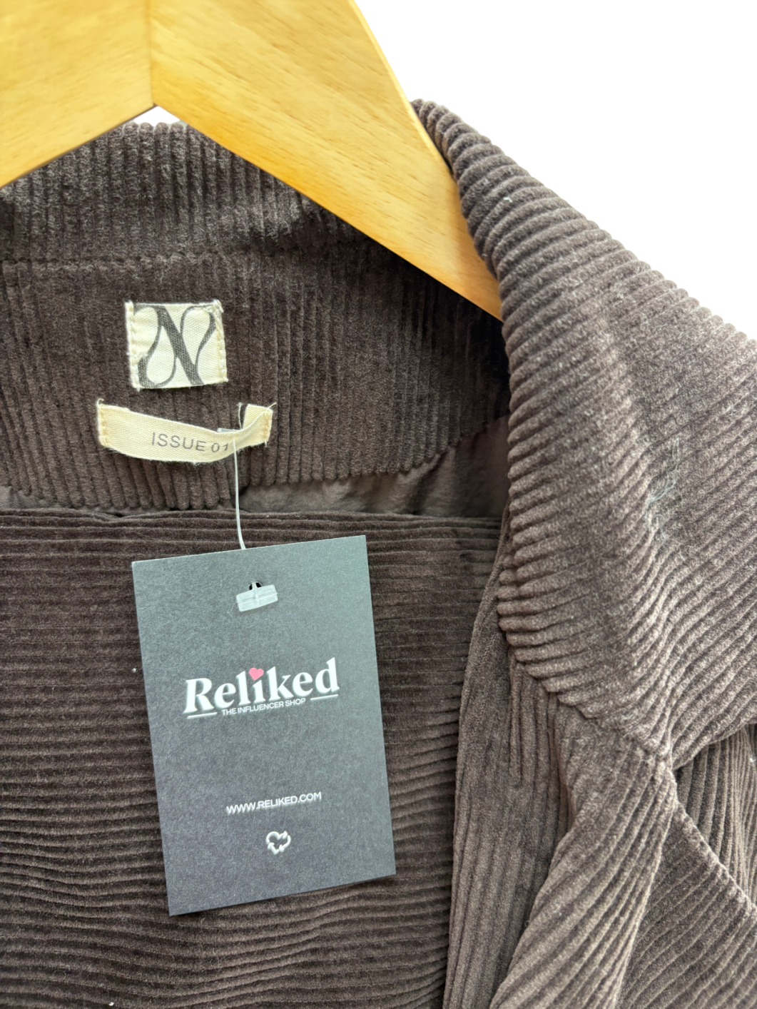 The New Archive Brown 2-piece The Corduroy Trench Coat And Mini Skirt UK 6