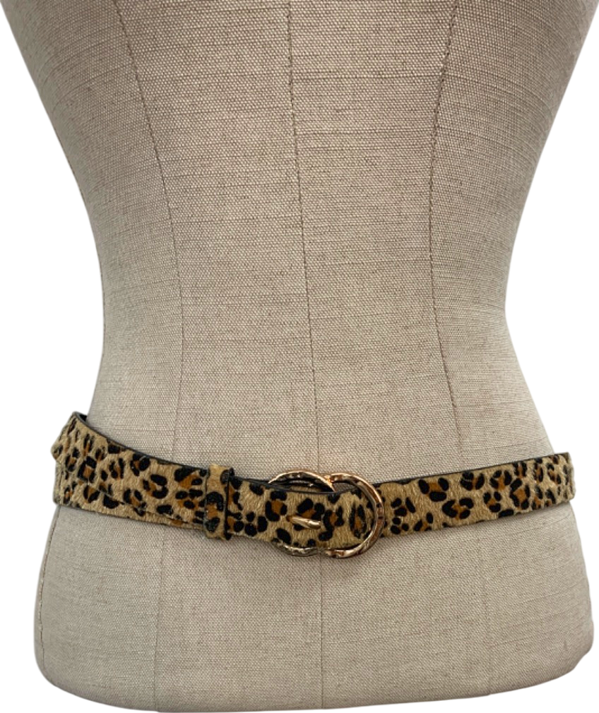 Primark Leopard Print Belt XS