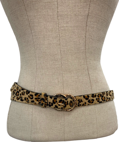 Primark Leopard Print Belt XS