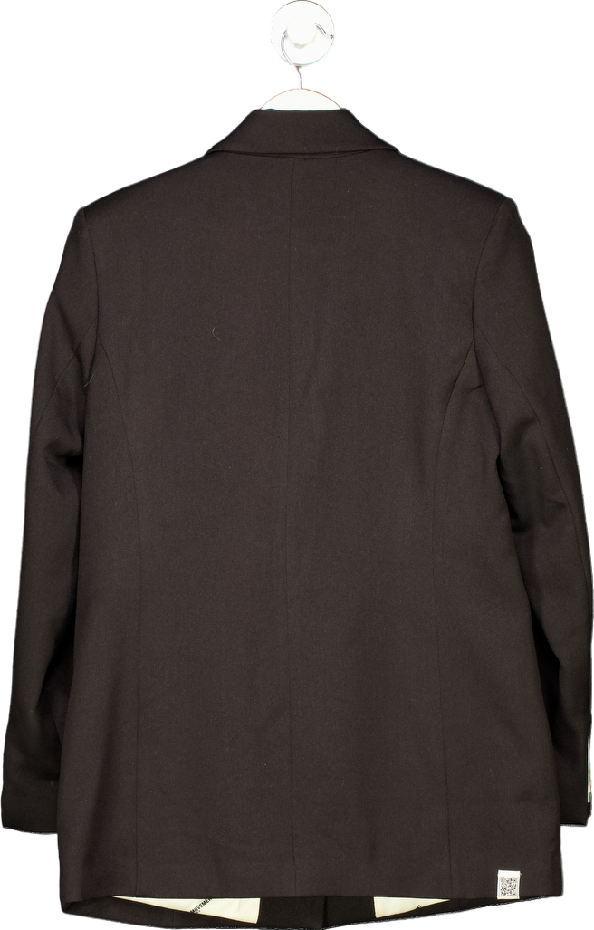 TheGivingMovement Black Sustainable Blazer UK S