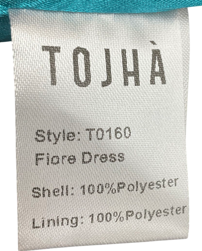 Tojhā Blue Fiore Sequin Dress UK 10