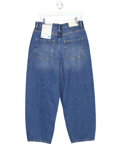 Whistles Blue Petite Barrel Leg Jeans W29