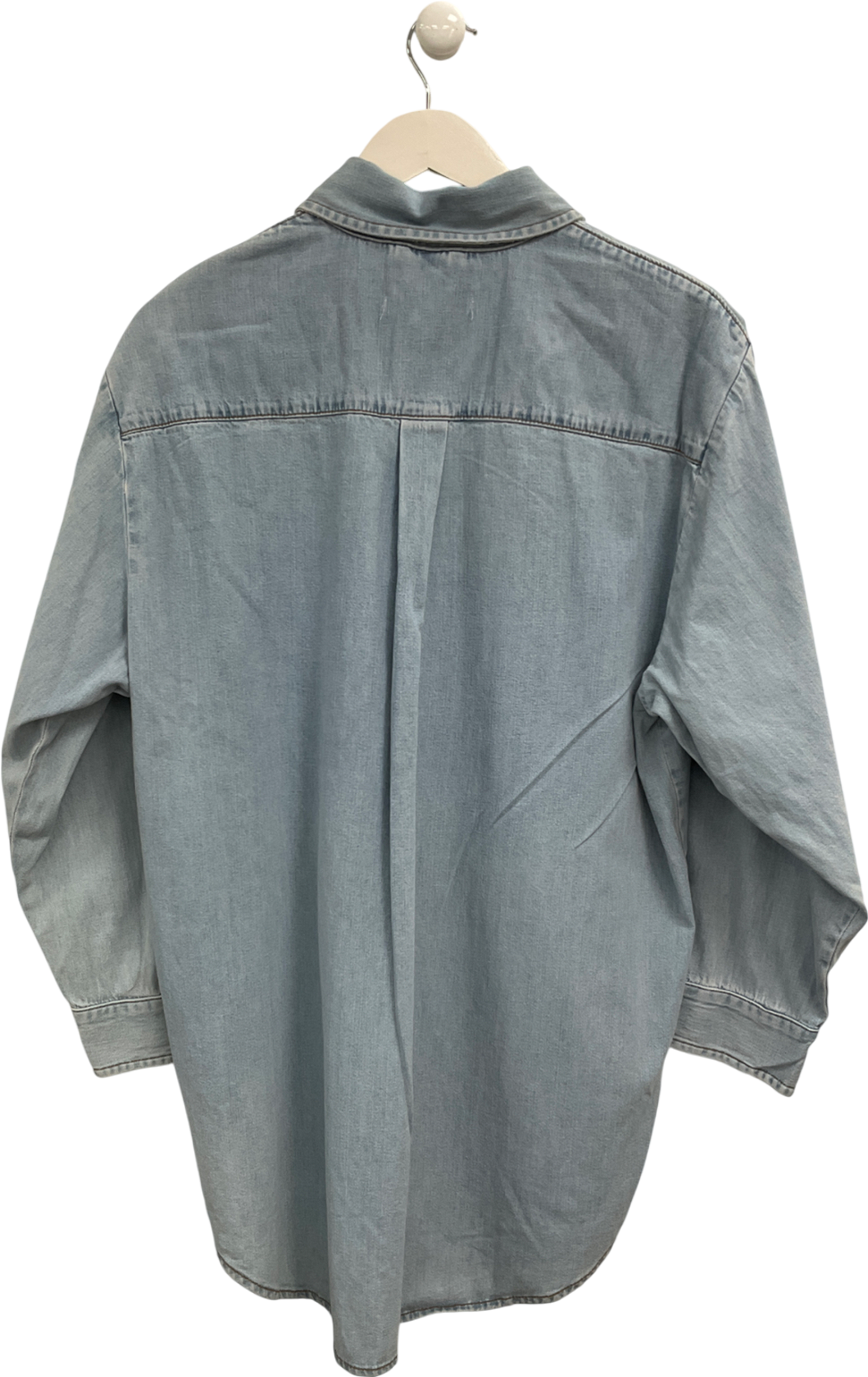 ZARA Blue Denim Trf Shirt UK M