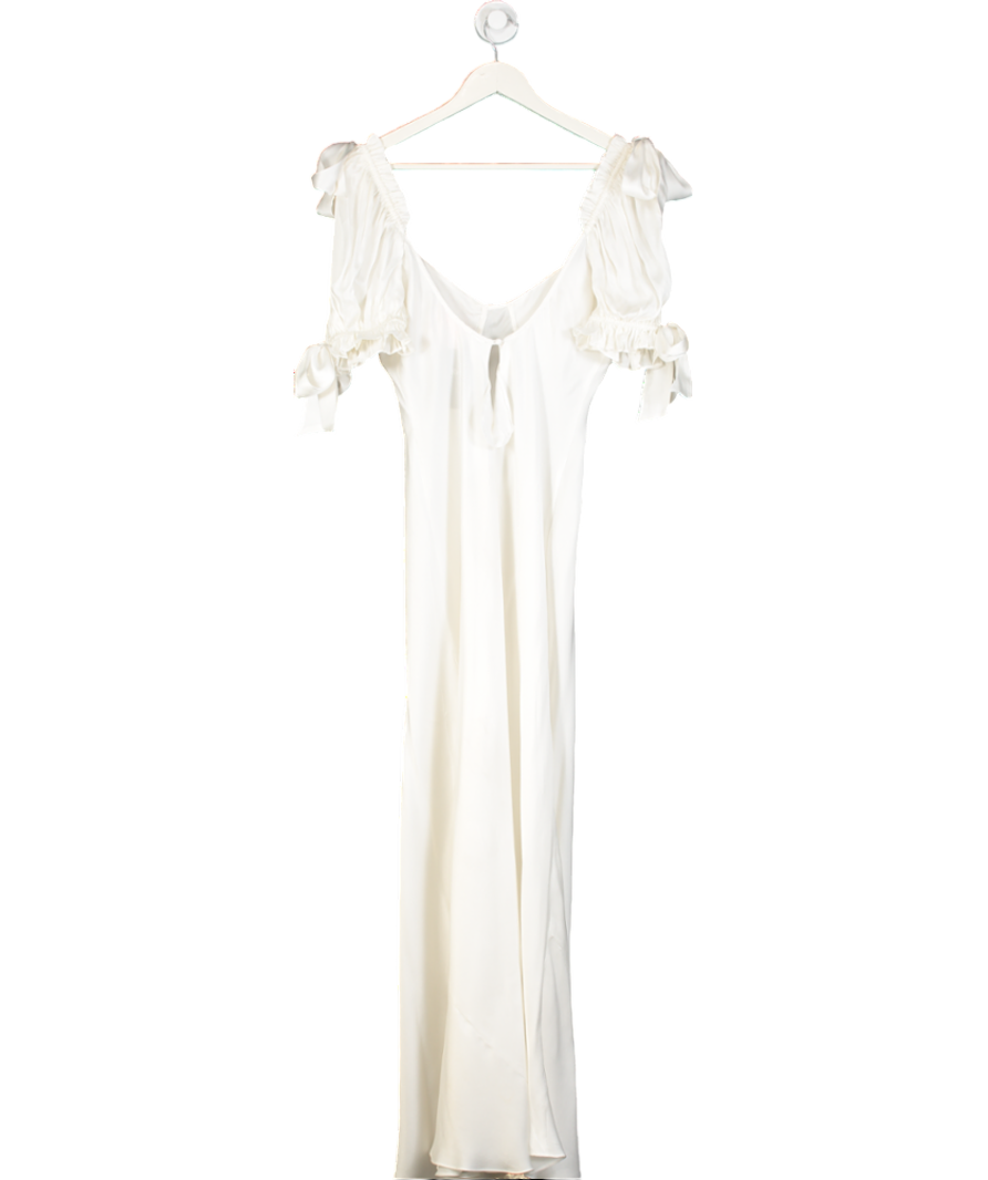 Selkie Cream The Poet Slip Dress UK S