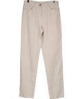 The White Company Beige Classic Tailored Linen Trousers UK 6