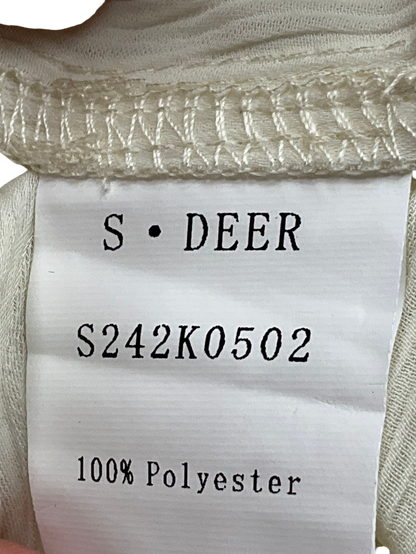 S . deer White Blouse UK S