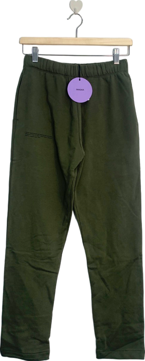 PANGAIA Rosemary Green Organic Cotton Slim Leg Track Pants XS