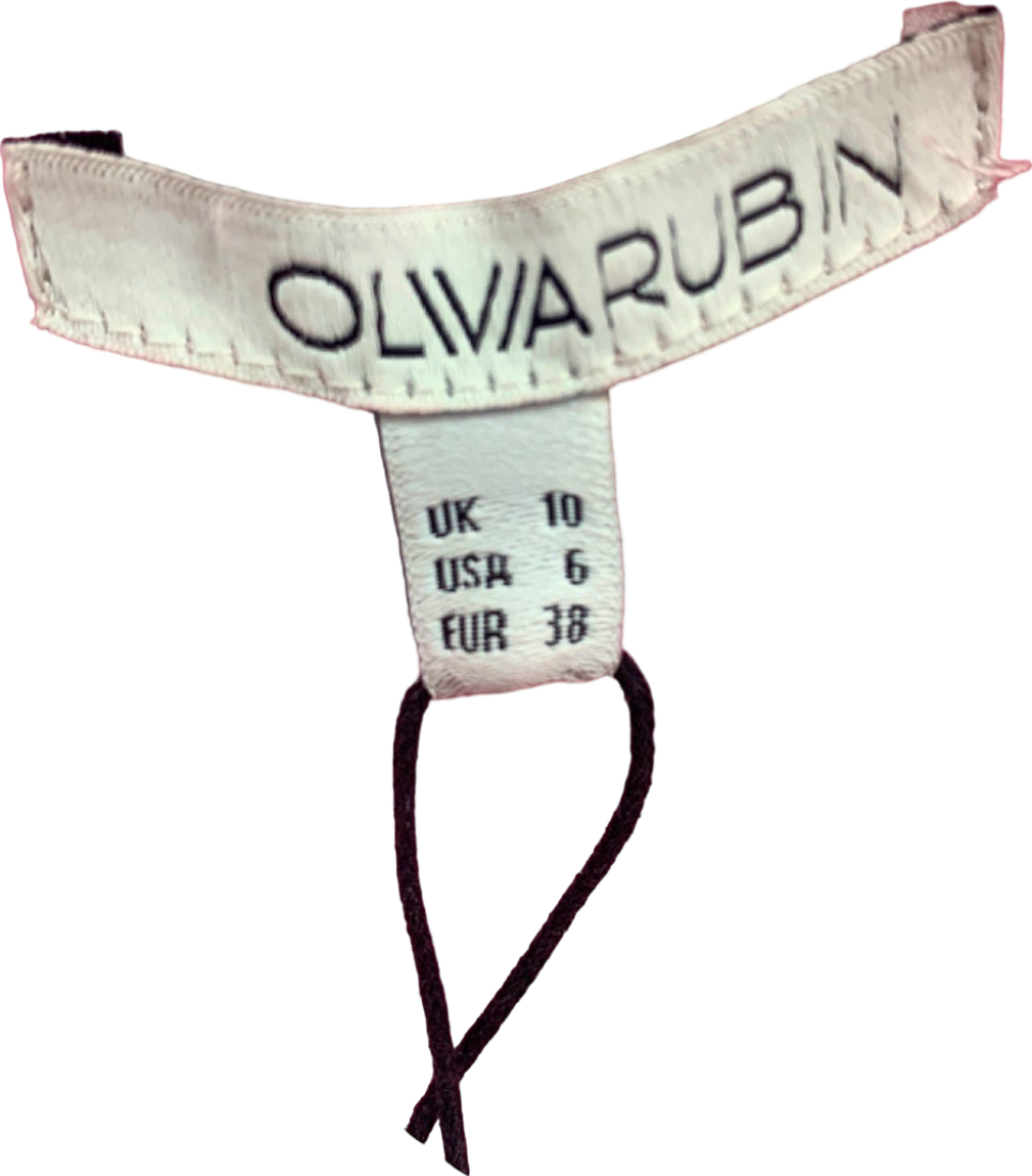 Olivia Rubin Pink Polka Dot Imogen Sequin Dress UK Size 10