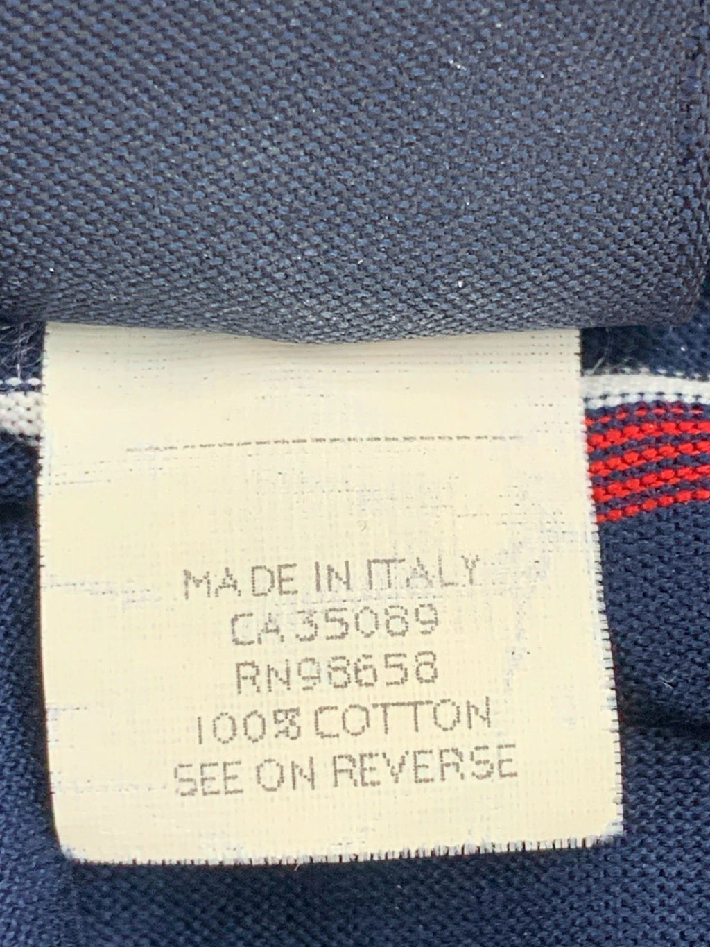 Paul & Shark Navy Striped Polo Shirt UK L