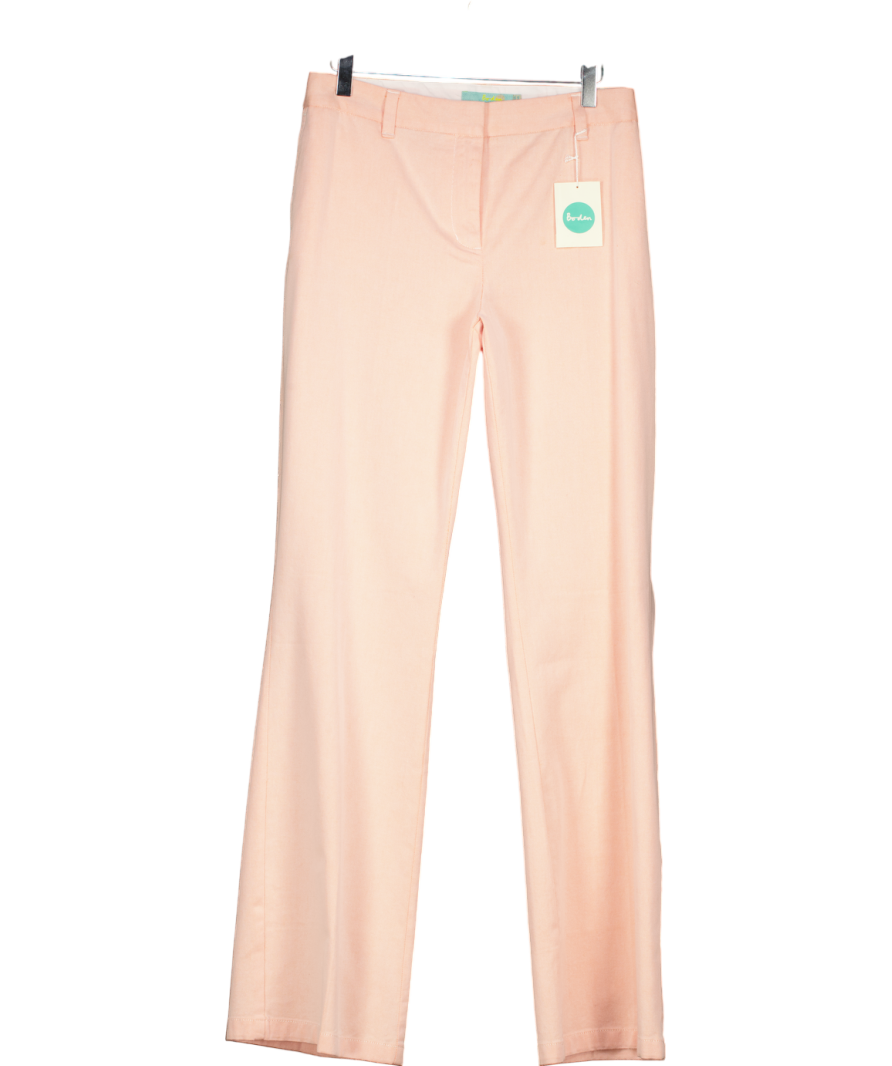 Boden Pink Mina Linen Trouser Long UK 18