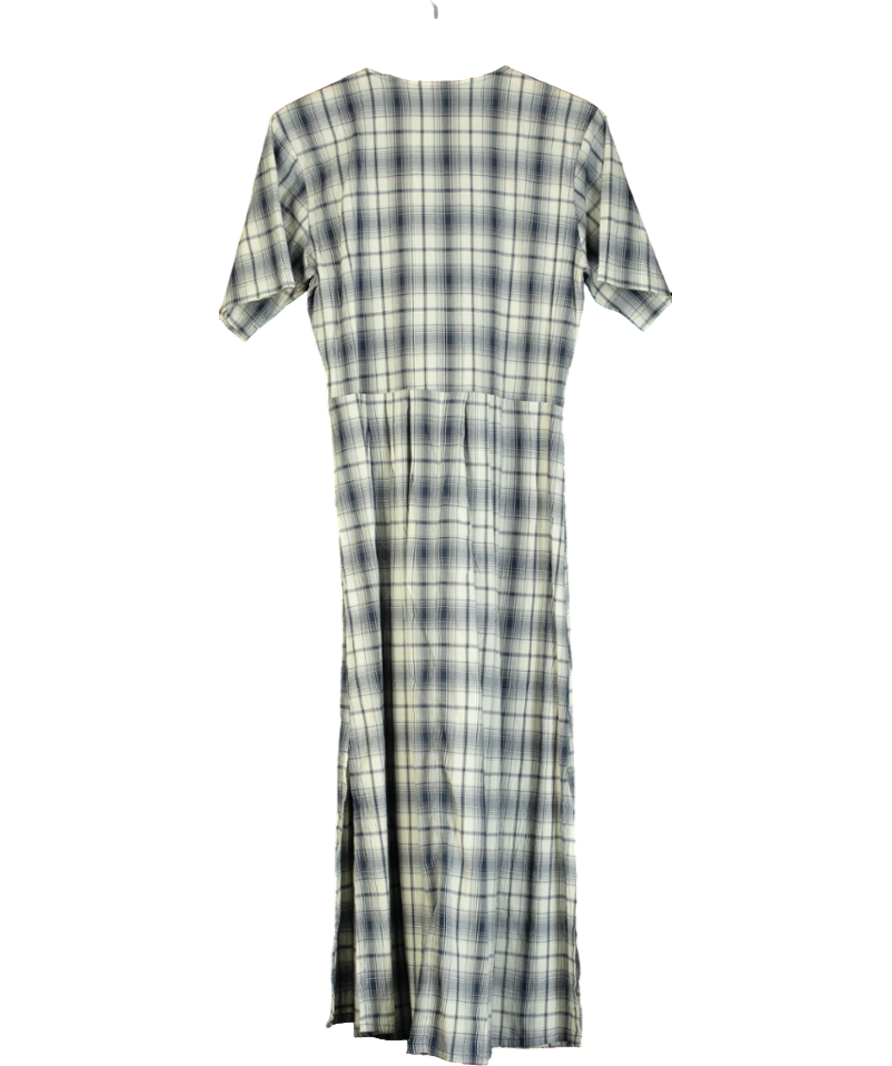 First Avenue Multicoloured Chequered Dress UK 8