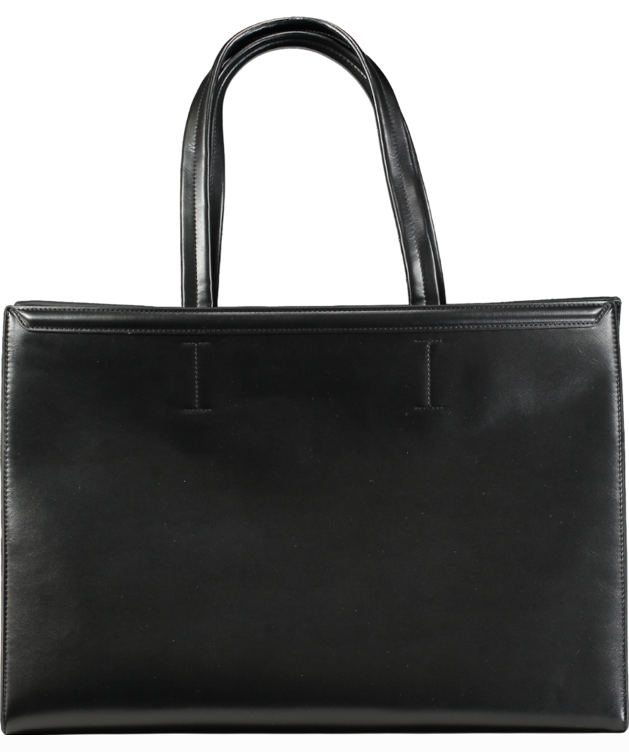 liviana conti BlackVegan Leather Maxi Tote Bag