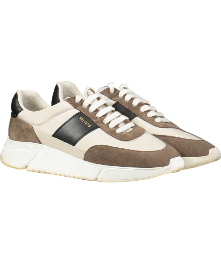AXEL ARIGATO Black Beige & Brown Genesis Vintage Trainers UK 9.5 EU 43.5 👞