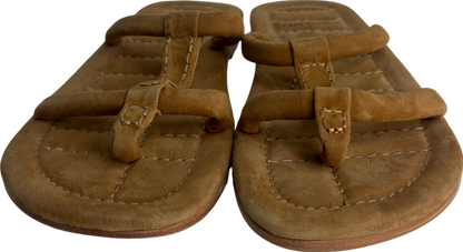 Free People Brown Strappy Sandles  EU 41 UK 8