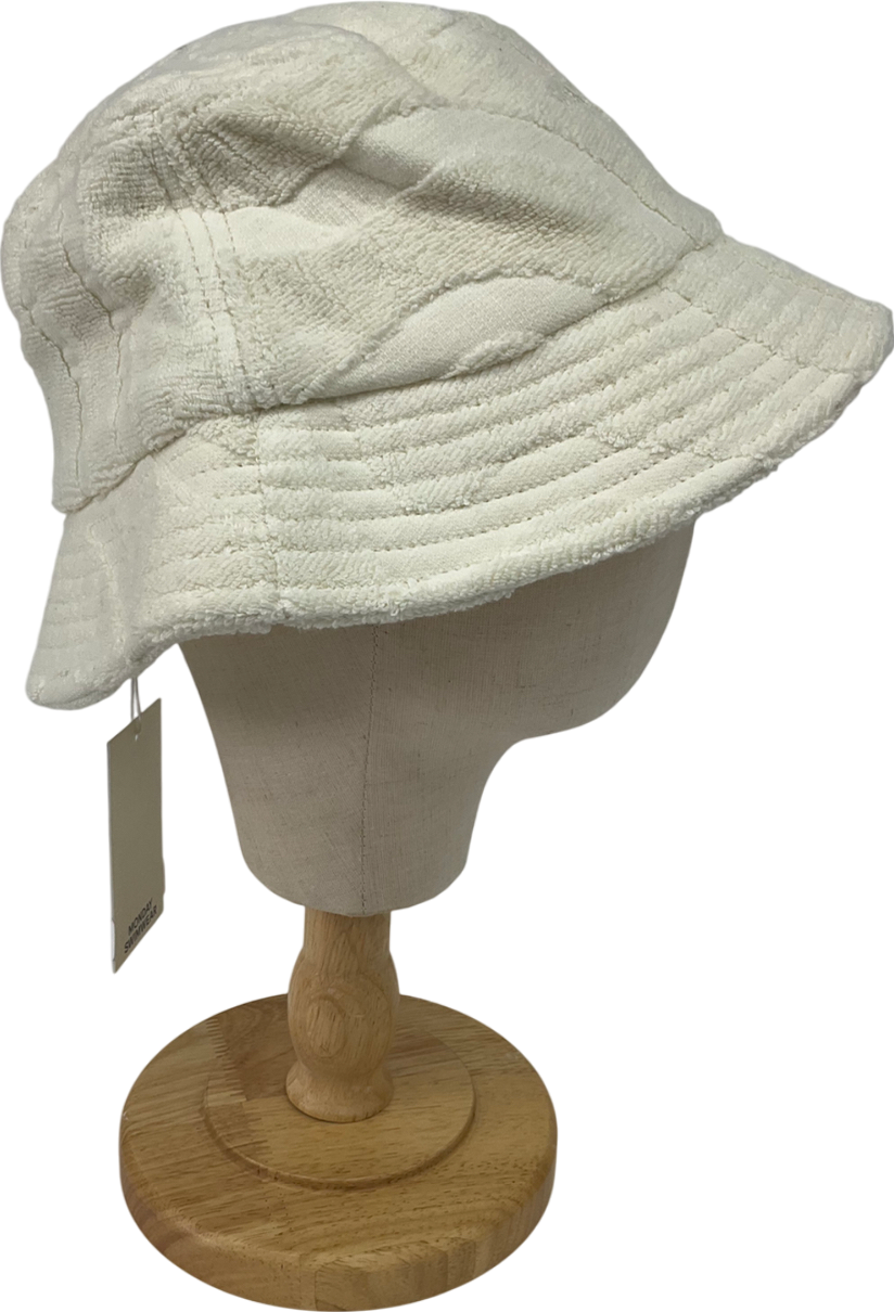 Monday Swimwear Cream Marina Bucket Hat One Size