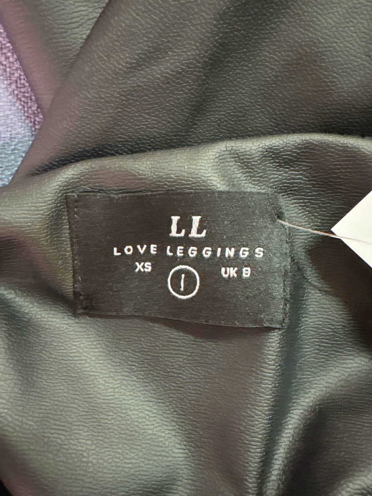 Love Leggings Black Love Leggings UK 8