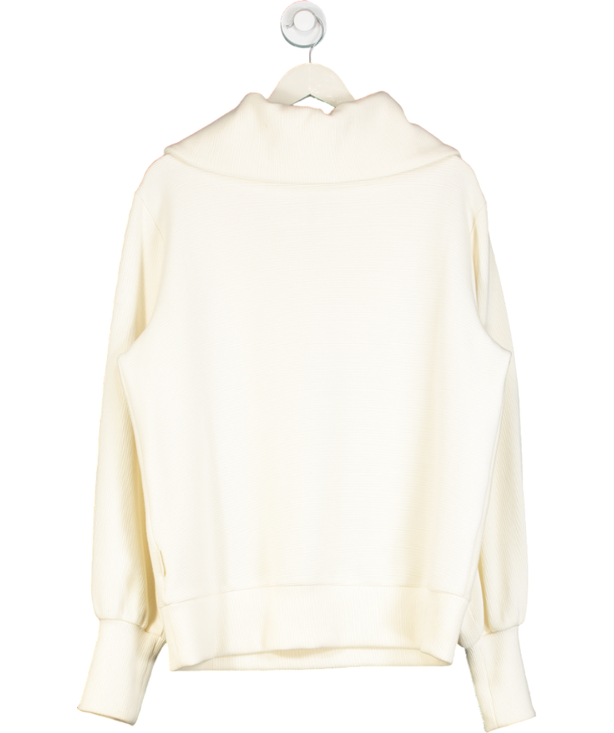 Varley Cream Vine Half-zip Pullover UK S