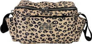 Jem + Bea Cream Eco Stroller Organiser, Leopard One Size