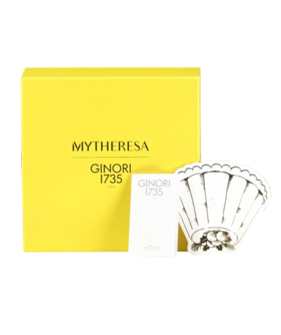 Ginori 1735 White X Mytheresa 'find Luxury To Love' Set Of Four Exclusive Plates