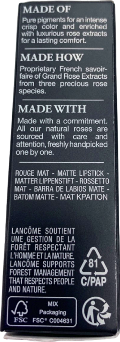 Lancôme L'Absolu Rouge Drama Matte Lipstick 196 French Touch 3.2g