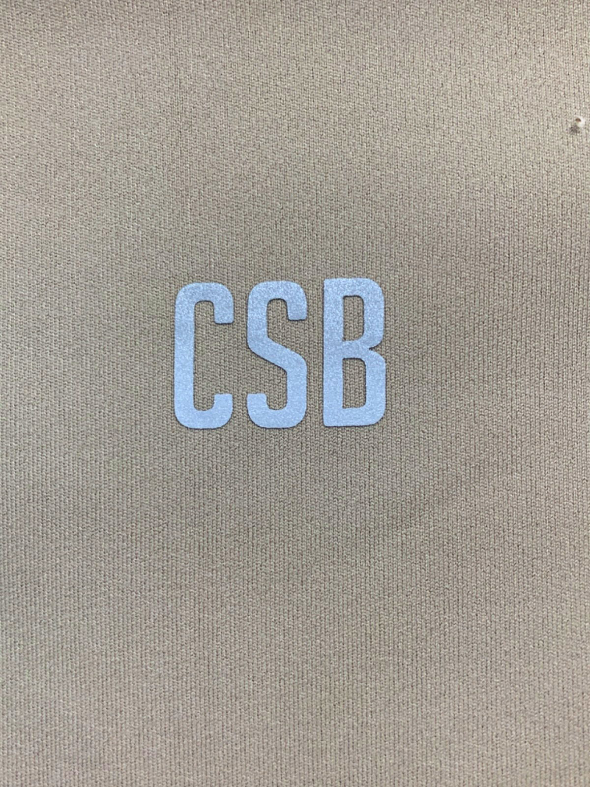 CSB Beige Freedom High-Waisted Shorts Medium