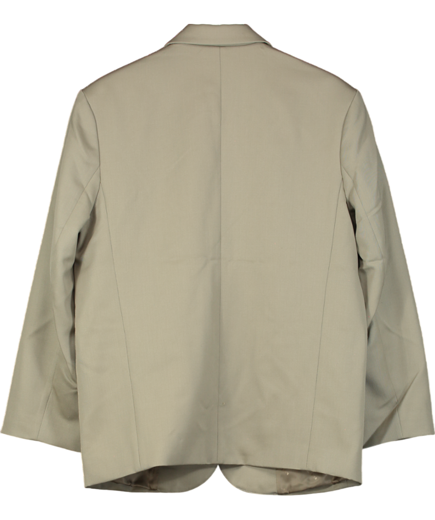 Anine Bing Green Single Breasted Wool Blazer UK M