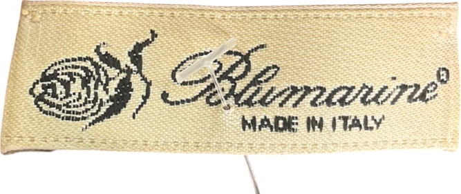 Blumarine Brown Turtle Neck Long Sleeve Top With Faux Fur Detailing On The Sleeves UK 8