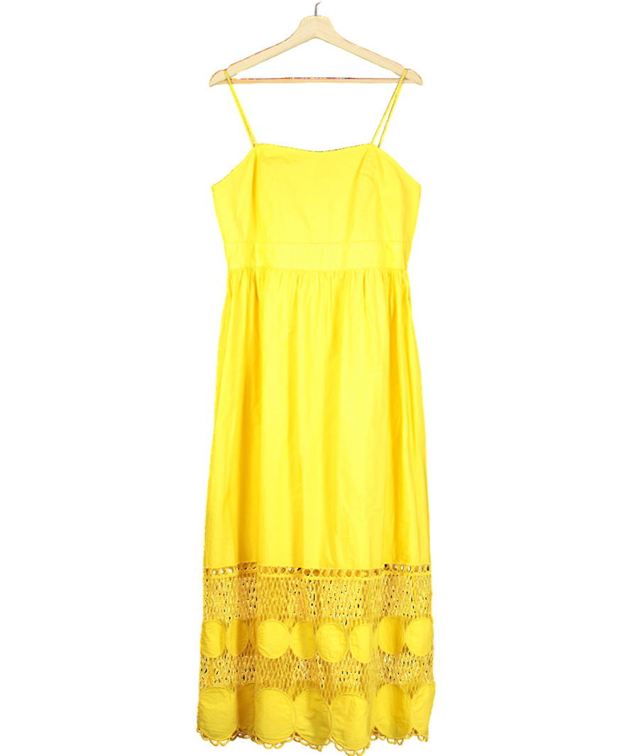 MANGO Yellow Dress UK 12