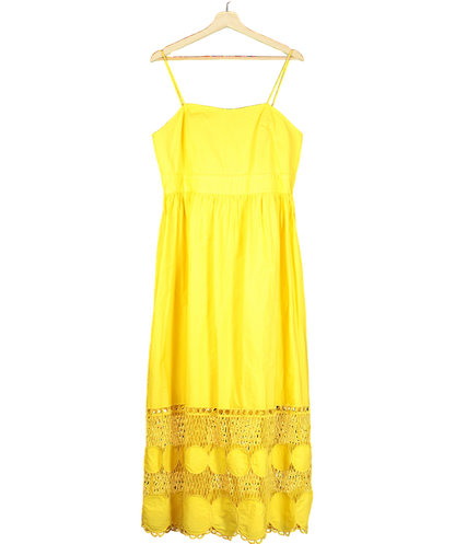 MANGO Yellow Dress UK 12