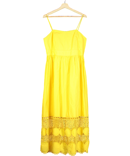 MANGO Yellow Dress UK 12