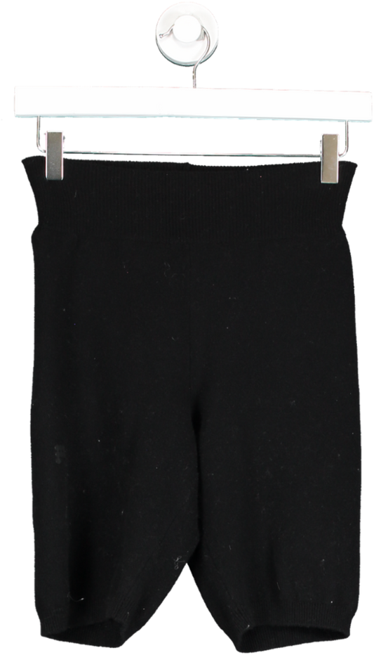 PANGAIA Black Knitted Cycle Shorts UK S
