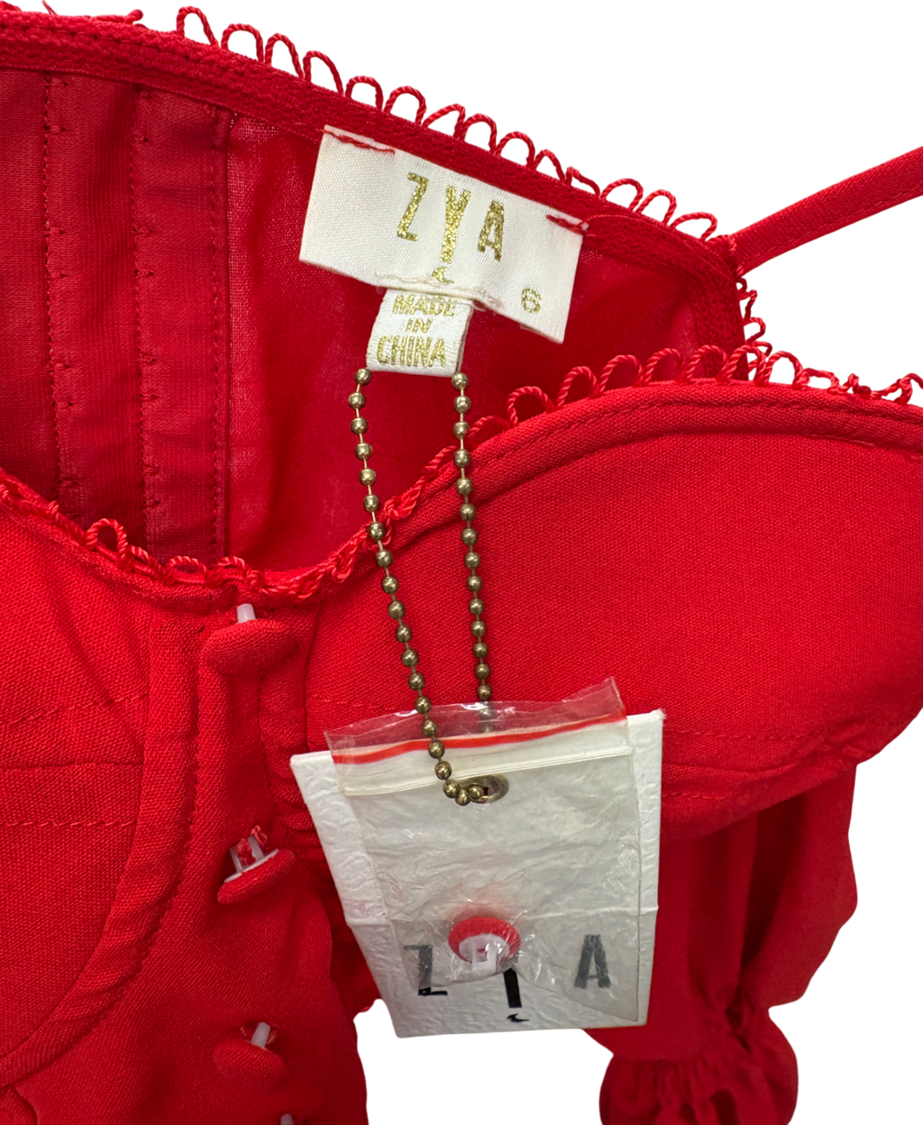 Zya Red Khalo Top UK 6