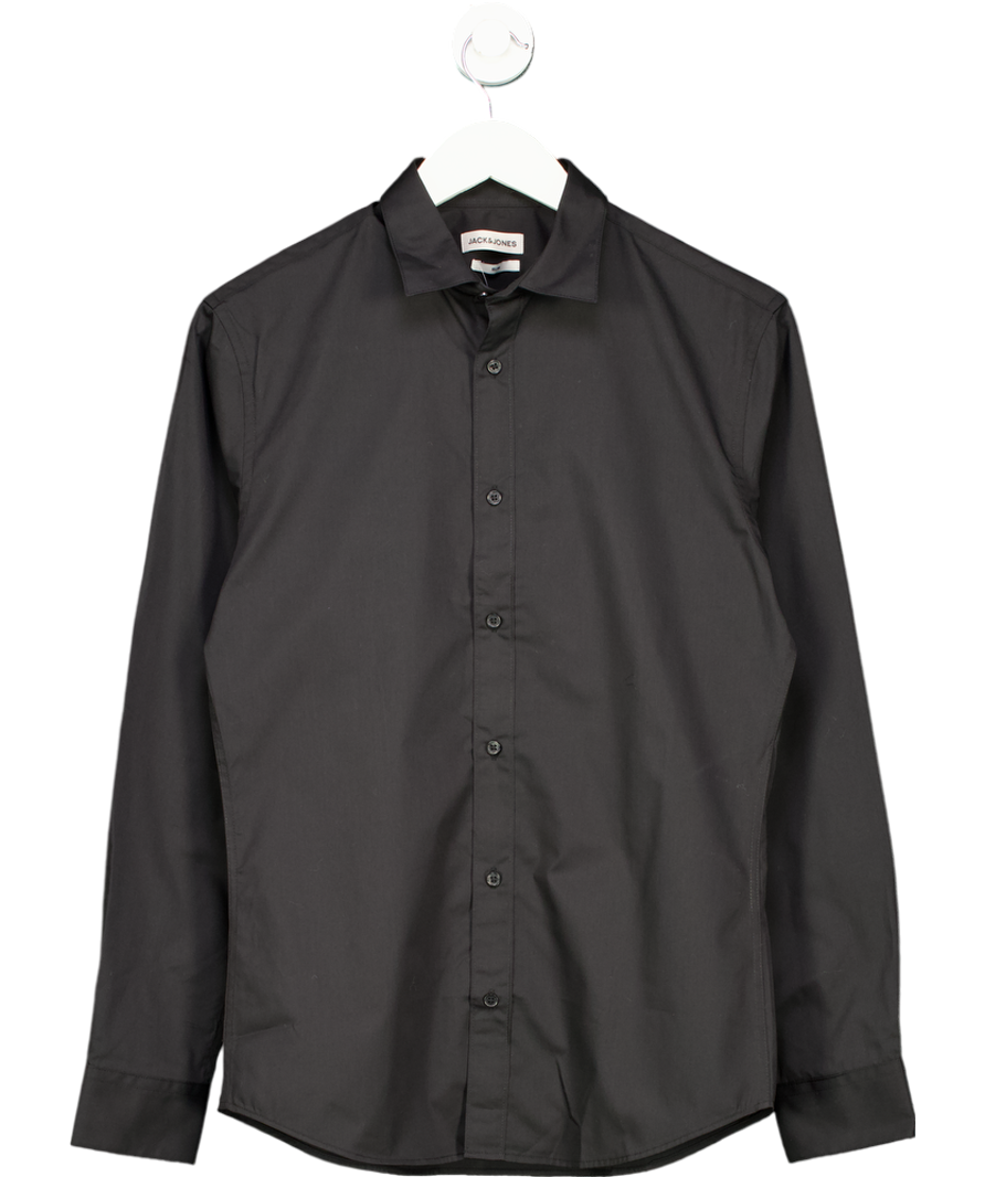 jack & jones Black Slim Fit Dress Shirt UK XS