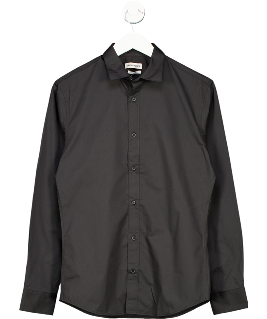 jack & jones Black Slim Fit Dress Shirt UK XS