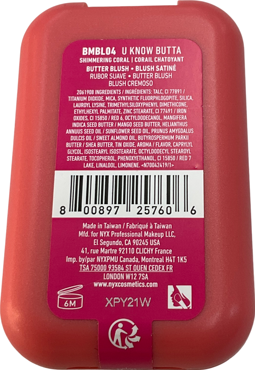NYX Buttermelt Blush Butter Slush 5g