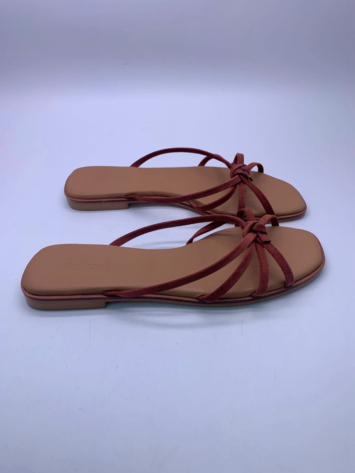 Flattered Burgundy Strappy Sandals EU 39 UK 6
